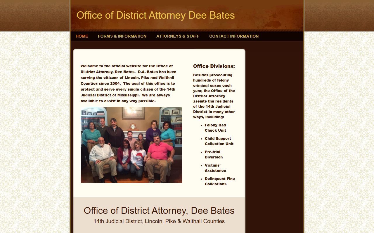 Fourteenth Judicial District Attorney homepage for Pike County criminal court records prosecutions